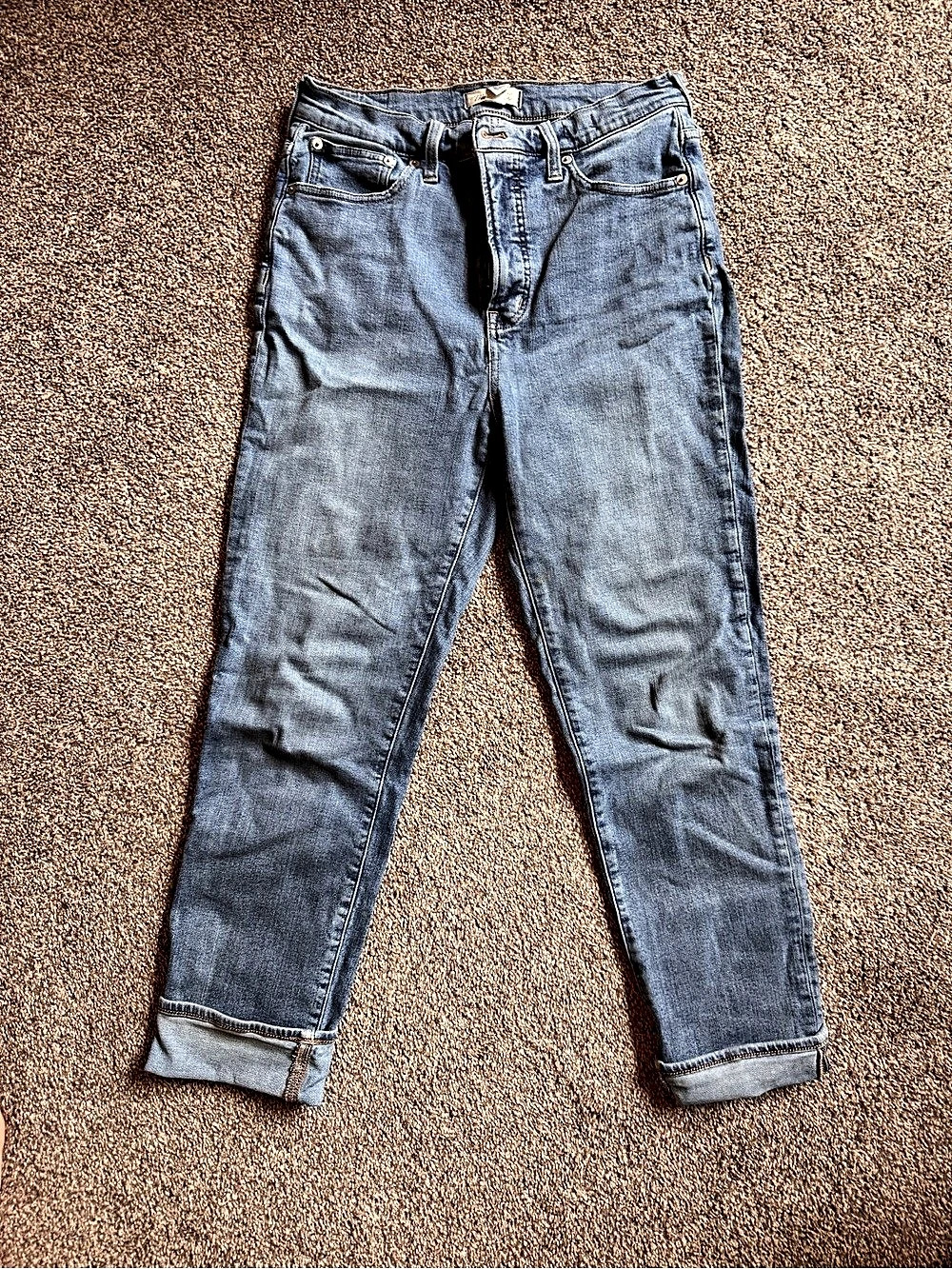Madewell The Perfect Vintage Jean Skinny Jeans Blue Waist 29